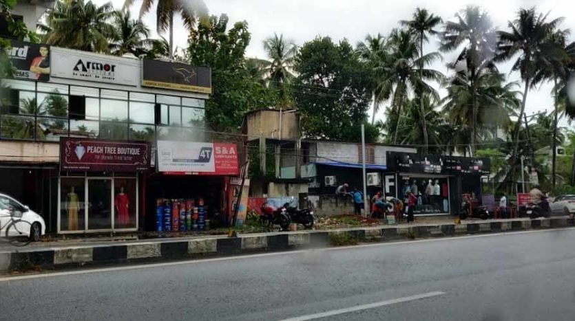 18 cent NH front commercial land for sale in Karyavattom, Trivandrum